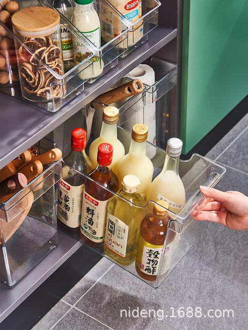 整洁生活新搭档 PET加厚透明收纳盒，让浴室厨房尽显有序之美